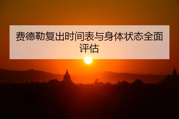 费德勒复出时间表与身体状态全面评估